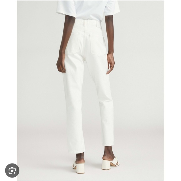 Everlane 90s Cheeky Jean Bone White - Button Fly, Cropped - Picture 3 of 13